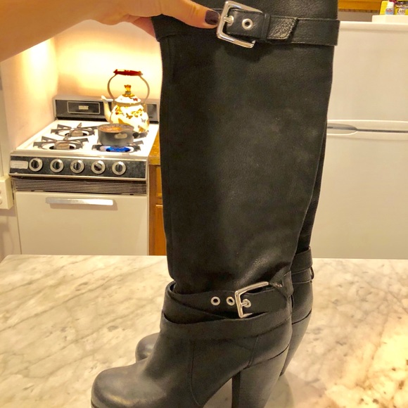 Real Leather Heeled Boots (Miss Sixty) - Picture 7 of 8